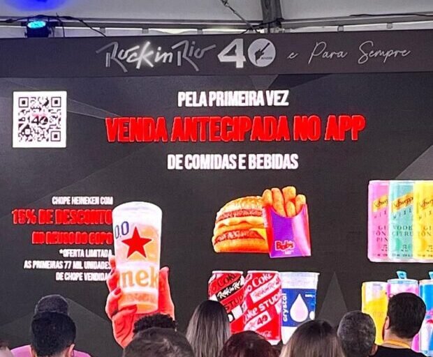Rock in Rio 2024: Festival inova com compra antecipada de bebidas e comidas pelo aplicativo, garantindo praticidade e melhorando a experiência dos fãs