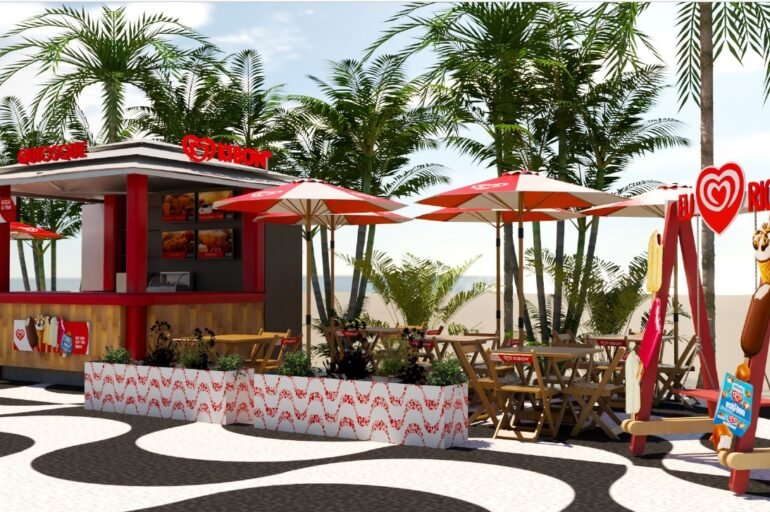 Kibon inaugura quiosque na orla do Rio de Janeiro