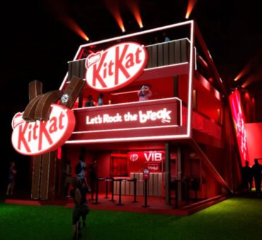 KitKat® apresenta estande interativo com três andares